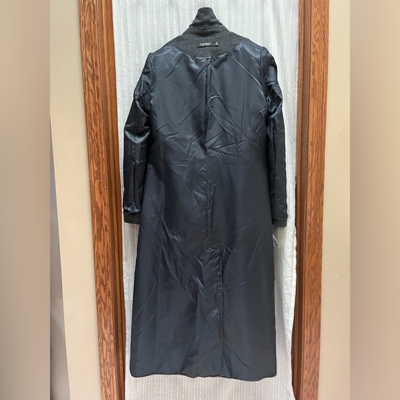 Lauren Ralph Luaren Wool Blend Belted Wrap Coat In Light Heather Size 6 - Picture 11 of 11